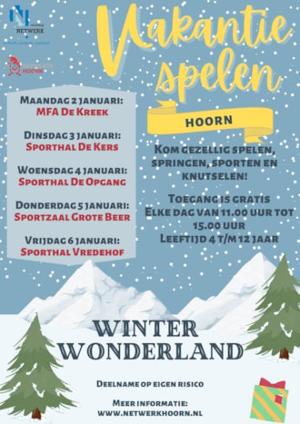 Vakantiespelen kerst 2022